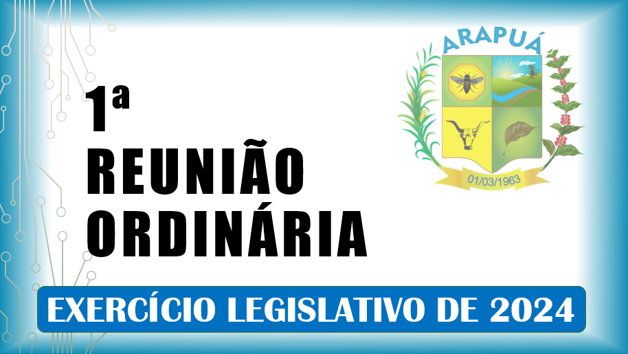 1ª Reunião Ordinária de 2024